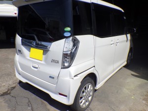 埼玉県桶川市/ルークスハイウェイスター リヤ修理