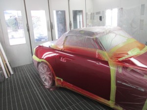 ホンダS2000 キズ修理&グラスコーティング