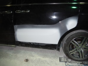 ホンダ オデッセイ 左側修理