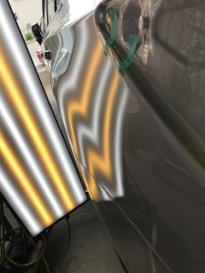 スバル レガシィーB4ヘコミをデントリペアで修理「格安」埼玉県川口市