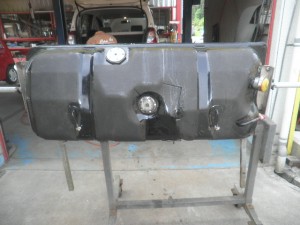 ガソリンタンク錆処理