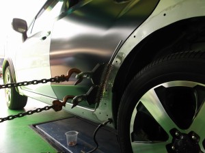 スバルXV鈑金塗装