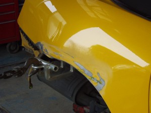 ホンダ S2000(AP1) リヤフェンダ修理
