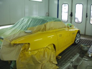 ホンダ S2000(AP1) リヤフェンダ修理