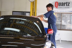 日産ジュークニスモ クオーツガラスコーティング
