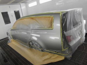 日産ステージア キズ塗装