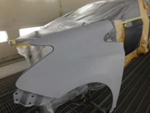 プリウスα 事故車修理