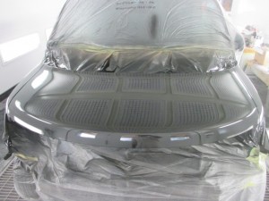 トヨタbB フロント周りの板金塗装修理