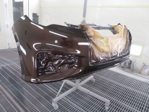 エルグランド フロントバンパー修理(スクラッチシールド塗装)