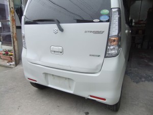 埼玉県川越市 スズキワゴンR鈑金塗装