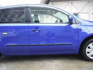 リサイクル部品で安く直す 埼玉県春日部市 日産ノート 運転席ドア取り換え