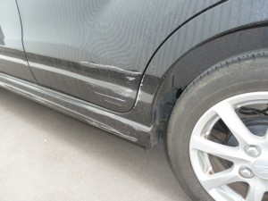 ダイハツムーヴ 内輪差修理