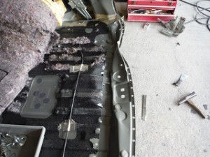 埼玉県春日部市 ホンダ ステップワゴン 追突事故車両修理