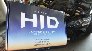 川越市 レガシィ 社外HID取付け
