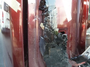 N-BOXリア部分逆突事故