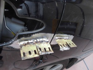 さいたま市:オデッセイのヘコミ お安く修理希望