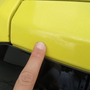 トヨタポルテ 不適切な修理事例