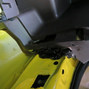 トヨタポルテ 不適切な修理事例