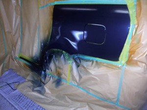 トヨタ ウィッシュ左側面修理
