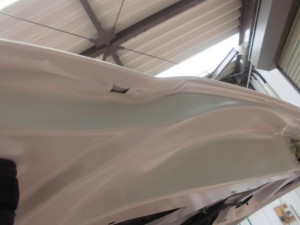 ホンダ N-ワゴン バックドアの凹み板金修理