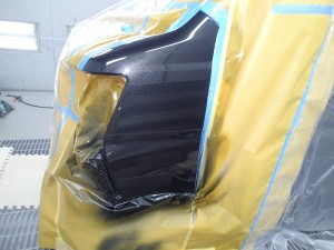 埼玉県川口市/ハイゼットカーゴ 左フロントフェンダー板金・修理・塗装/スタッドレスタイヤ交換