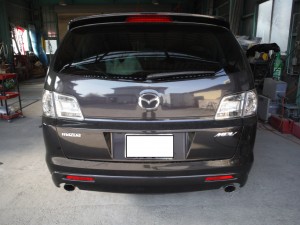 MAZDA MPV ルーフパネル(屋根)傷修理・塗装