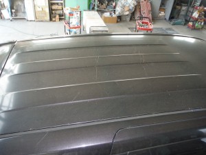 MAZDA MPV ルーフパネル(屋根)傷修理・塗装