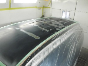 MAZDA MPV ルーフパネル(屋根)傷修理・塗装