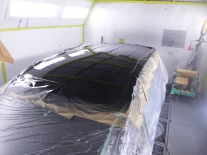 MAZDA MPV ルーフパネル(屋根)傷修理・塗装