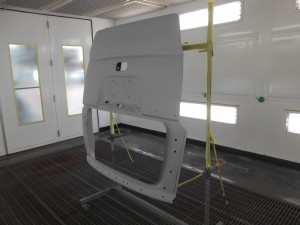 ホンダN-BOX リヤゲート交換塗装