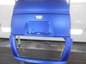 ホンダN-BOX リヤゲート交換塗装