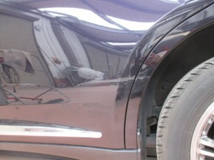 トヨタハリアー キズヘコミの 鈑金塗装